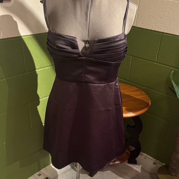 Princess Polly Dresses & Skirts - Princess Polly Delia, Black Satin Mini Dress - US 12